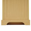 Meuble-lavabo de 20 po avec lavabo, armoire de salle de bain avec porte à fermeture douce, support de rangement et tablette réglable, bois naturel