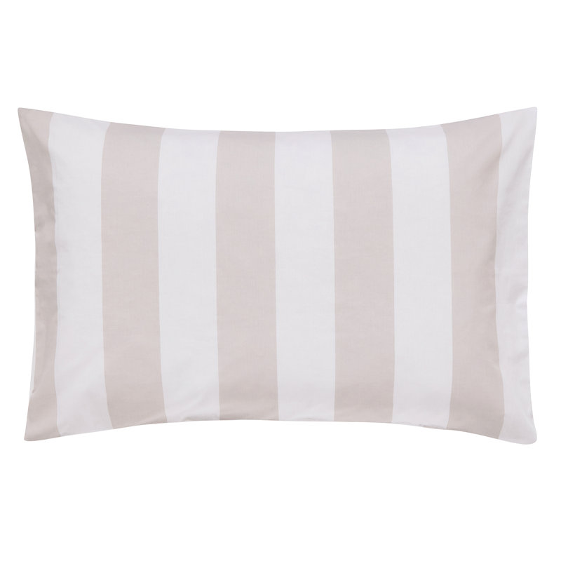 Striped 100% Cotton Pillowcase