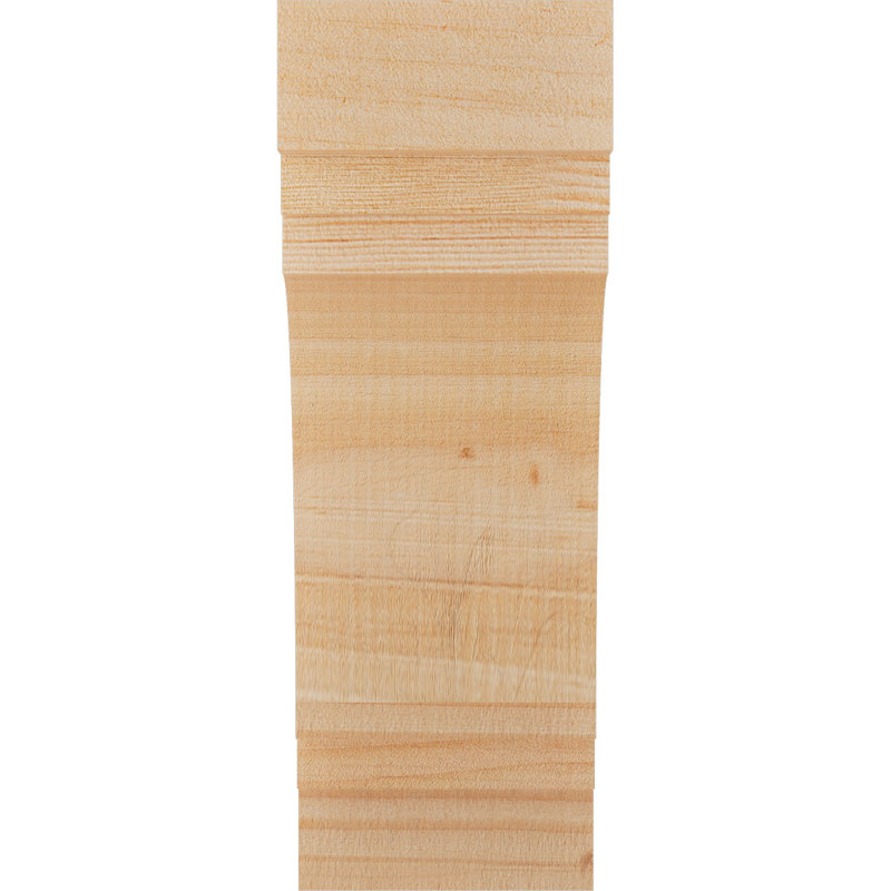 Corbeau Pescadero, H 10 po x l 3,5 po x P 6 po, Sapin de Douglas, Lisse