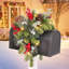 36 In. X 16 In. Pre-Lit Artificial Pine Mailbox Cover