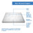  DreamLine SlimLine 36 inch D x 54 inch W x 2 3/4 inch H Right Drain Double Threshold Shower Base in White-125950747-37147546-125950751