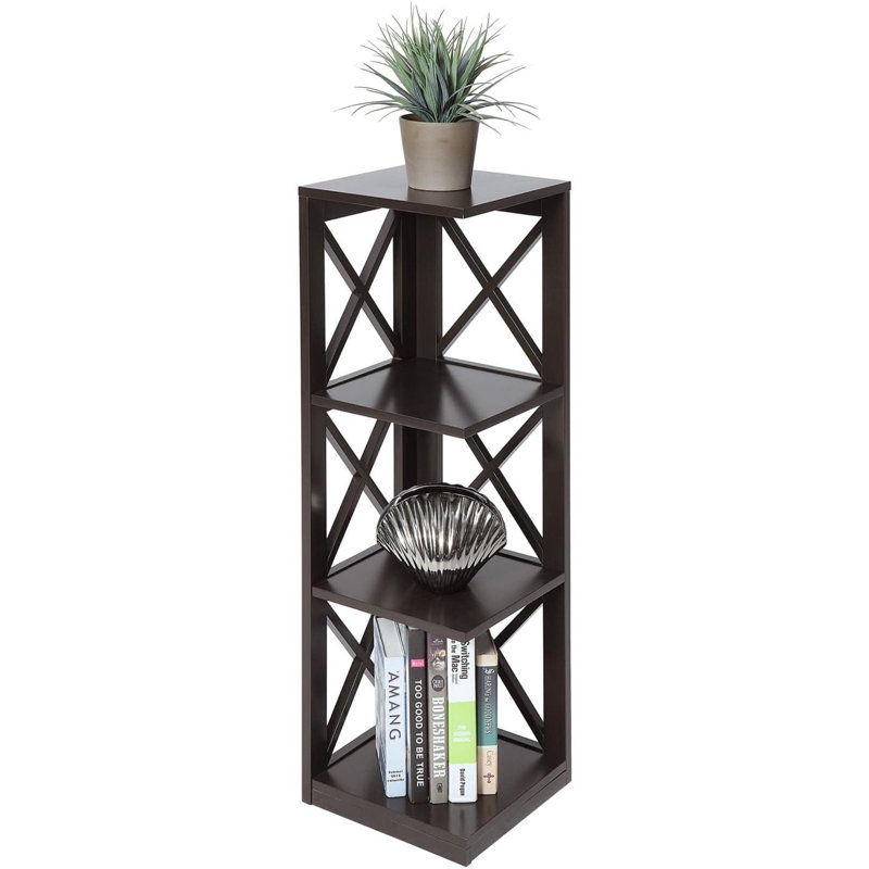 Lillydale 30.48cm W Bookcase, 97.79"H x 30.48"W x 30.48"D