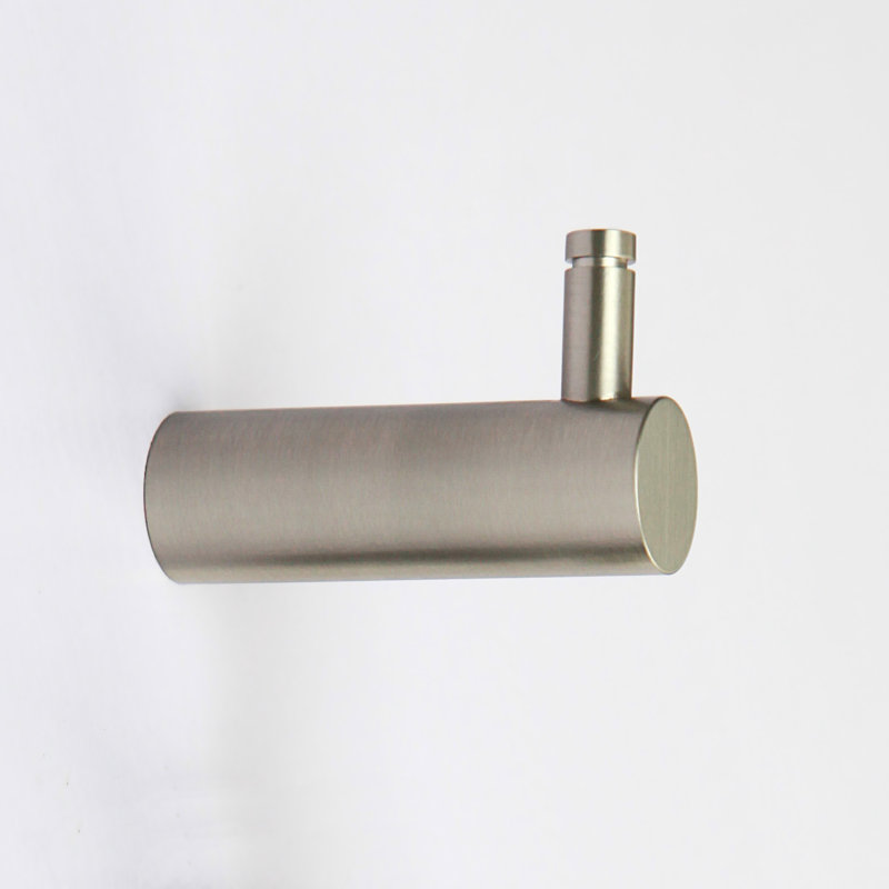 Tomah Wall Mounted Robe Hook, Brushed Nickel