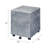 Jurgen Faux Concrete & Silver Finish File Cabinet