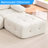 Mercer41 100.4” Velvet L-Shaped Modular Cloud Couch with Reversible Ottoman,4 Seater Button Ring Tufted Combination Sofa for Living Room-1036517339