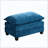 Cloud Sofa Ottoman With Double Layer Upholstered Seat Cushion For Living Room-2094214626