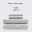 Ensemble de draps en tricot de coton toutes saisons-126254157-126254161