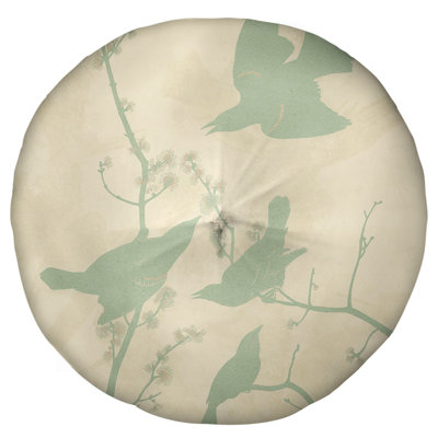 Coussin de plancher rond