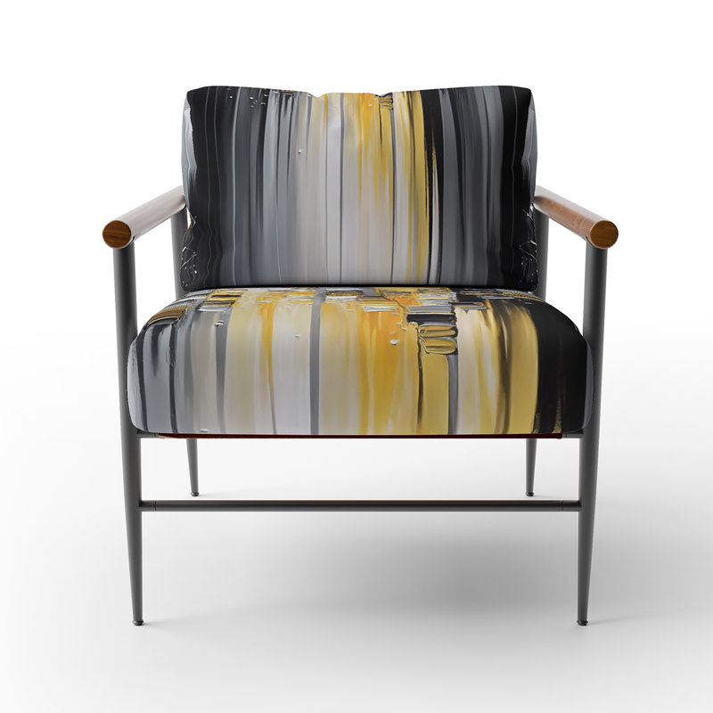 Chaise rembourrée Daidone, Noir, noir, noir, noir