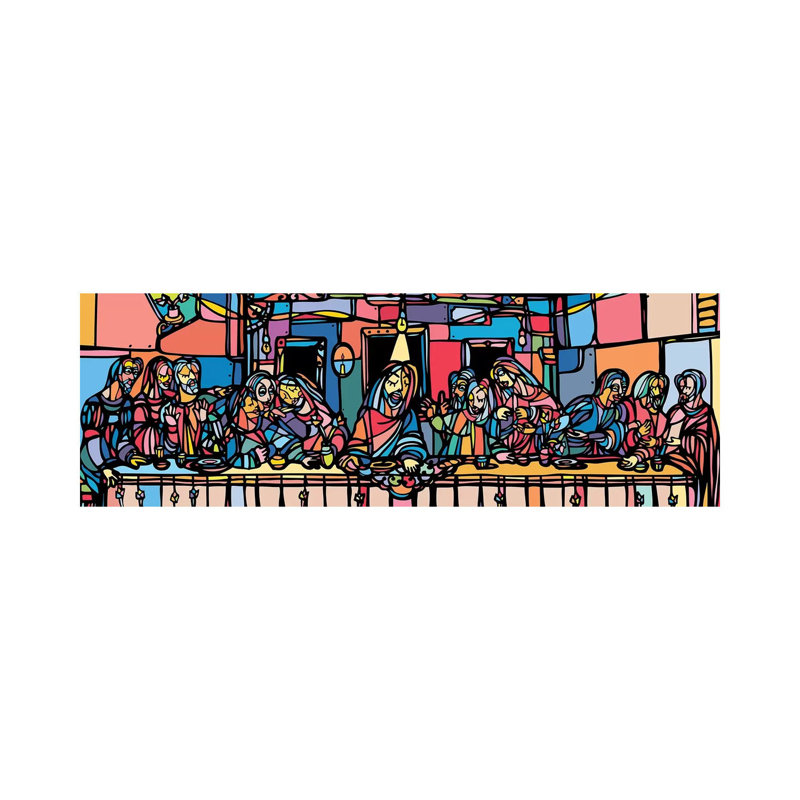 The Last Supper by Ninhol - Wrapped Canvas Gallery-Wrapped Canvas Giclée, 121.92 cm H x 40.64 cm W x 1.91 cm D
