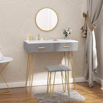 Casnovia Dressing Table with Mirror