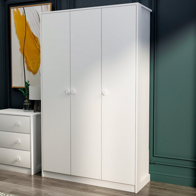 Berend 3 Door Manufactured Wood Wardrobe