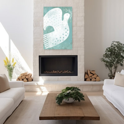 Art mural oiseau serein Peace Dove