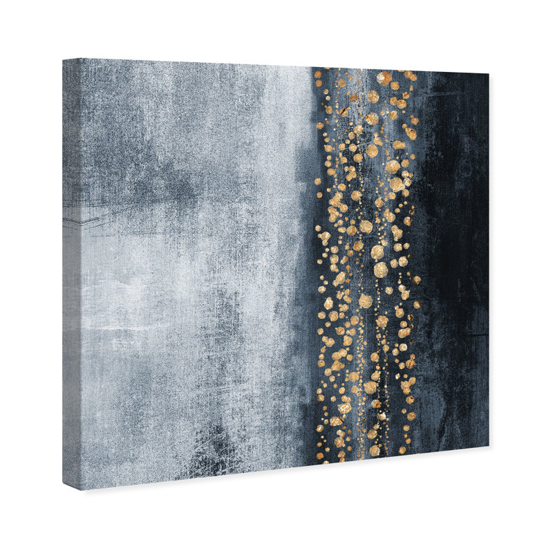 « Down The River » par Oliver Gal - impression d'art graphique, H 24 po x l 24 po x 1,5 po, Toile tendue