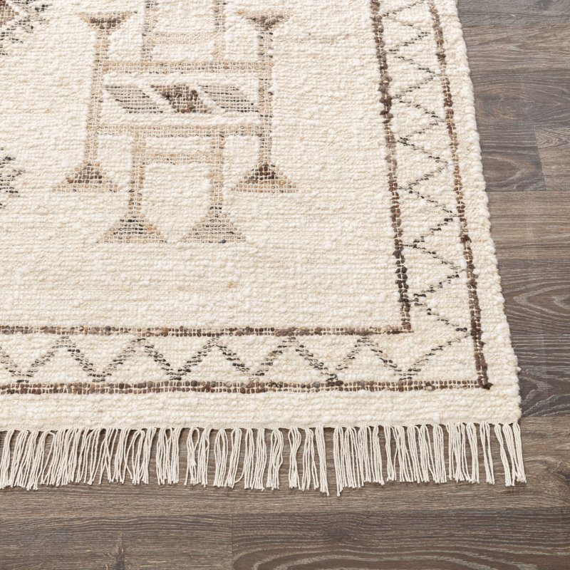 Gazi Wool Blend Handwoven Accent Rug, Rectangle 8' x 10'