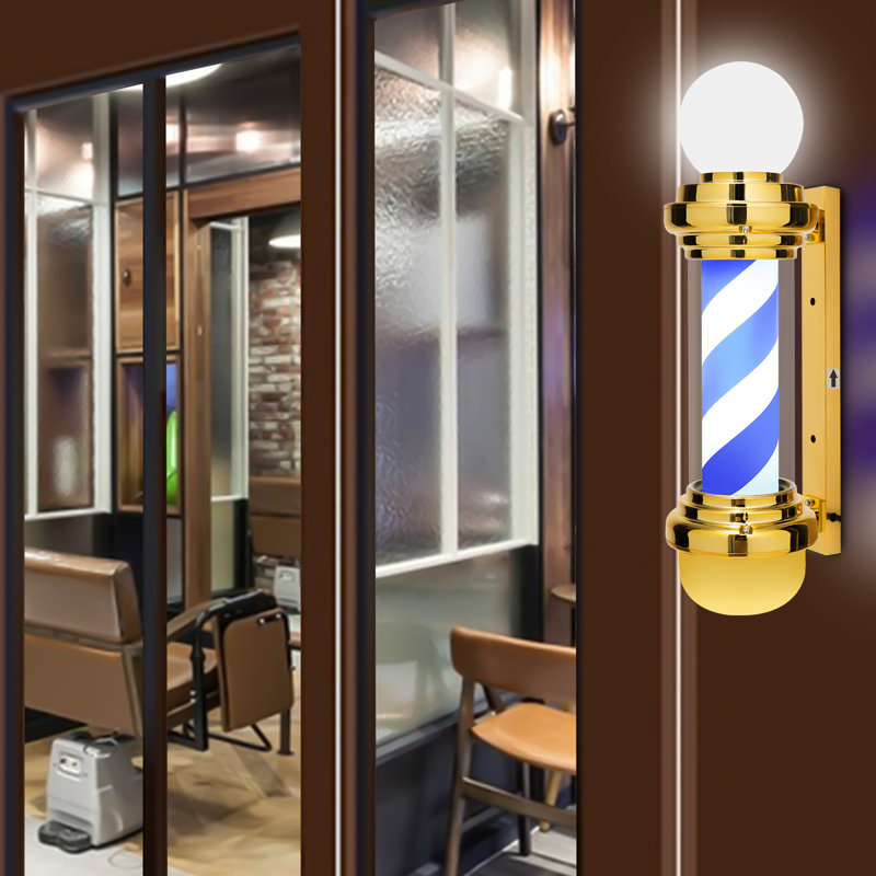 Luminaire Figuero Golden Barber, Brun / blanc
