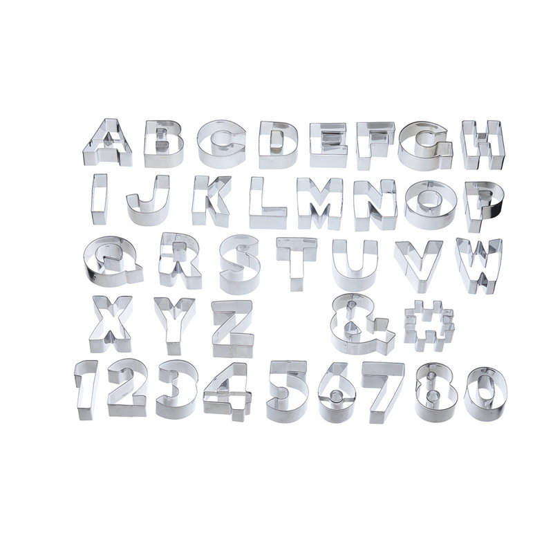 KitchenCraft ABC & 123 Cookie Cutter Set