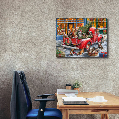 Wildon Home «Trip To The Toy Shoppe» par Ali Corti, art mural sur toile