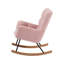 Chaise berçante rembourrée avec dossier haut Comfy-985633680