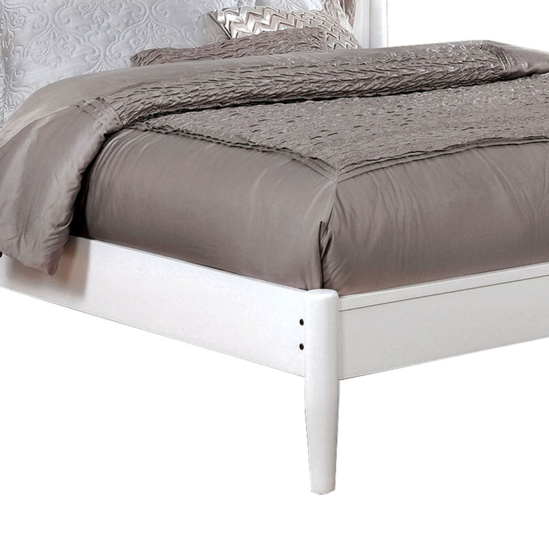 Scurlock Solid Wood Bed, White