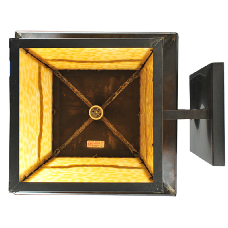 Outdoor Wall Lantern, 15" H x 16" W x 18" D