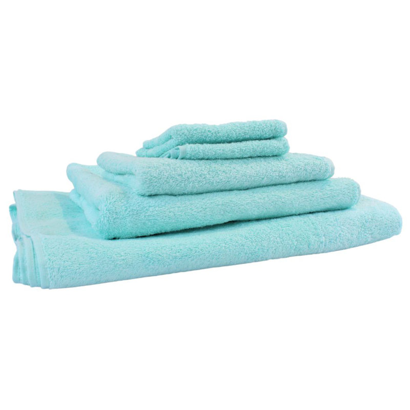 100% Cotton Bath Towels, Aqua