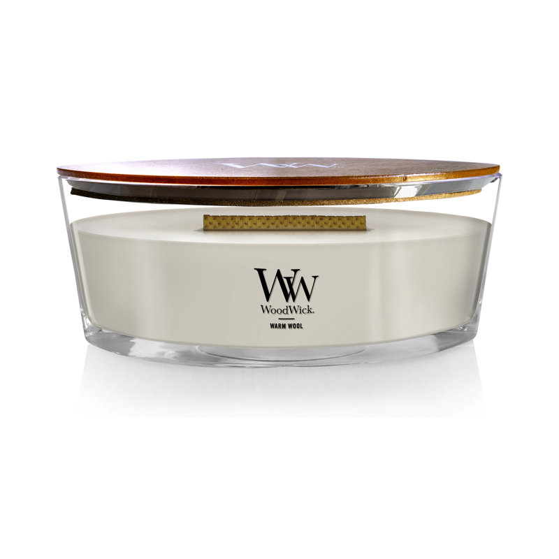 Bougie WoodWick® Chai Ellipse, Gris