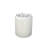 Elegant White 20" Round x 34" High Accent Table with Dimpled Sculptural Surface