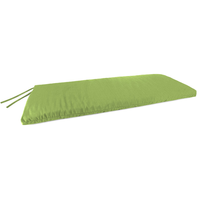 48" x 18" Outdoor Bench Cushion with Ties, Terrace Caribe