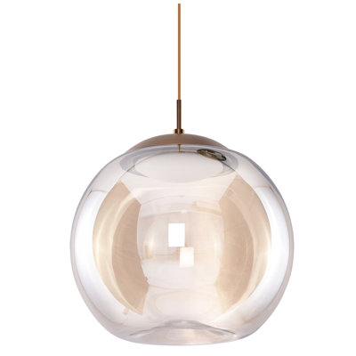 Helena 1 - Light Chrome LED Sphere Pendant