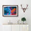 Midnight Smoke in Abstract - Picture Frame Painting Print-55739882-55739881
