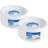 Disposable Plastic Serving Round Plates 7" White