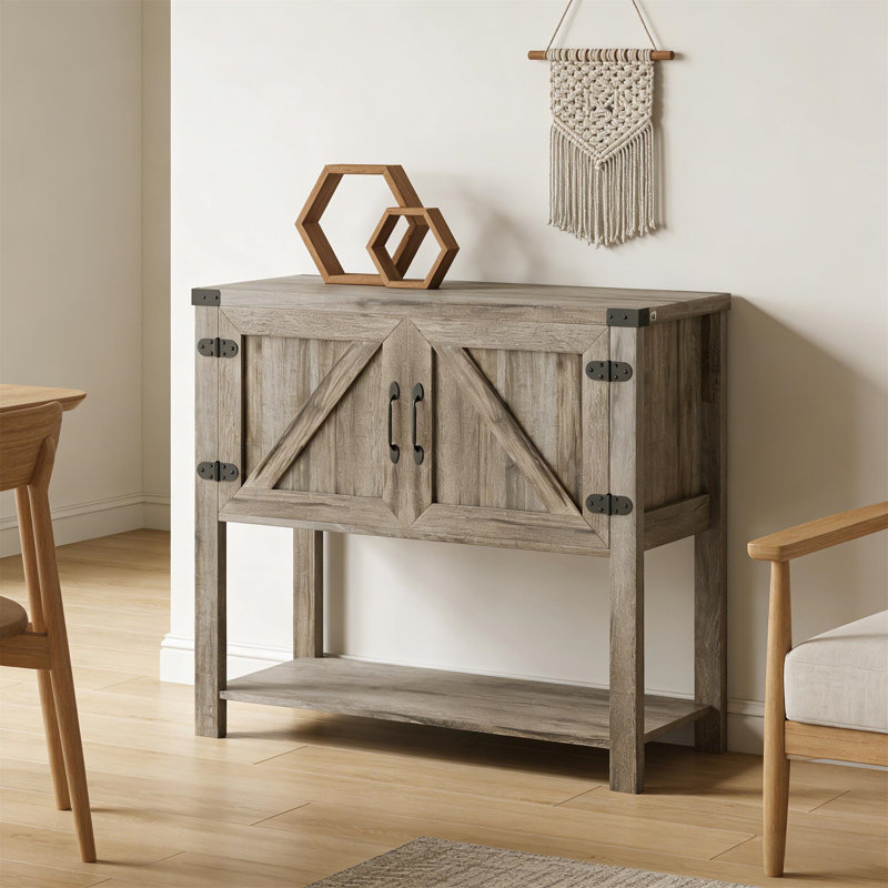 Small Storage Cabinet, Gray