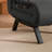 Sleep chair bed with 5-position adjustable backrest and pillow, comfy convertible sleeper chair for office, black