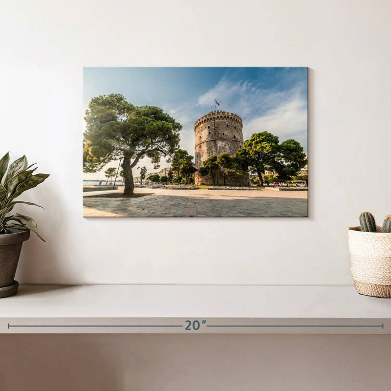Tour blanche Nicci de Thessalonique, H 8 po x l 12 po