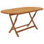 Kourtnee 8 - Person Acacia Patio Dining Set with Oval Table