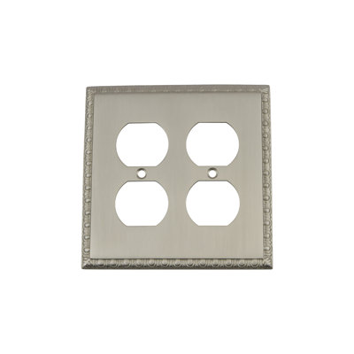 Plaque murale double sortie Egg and Dart