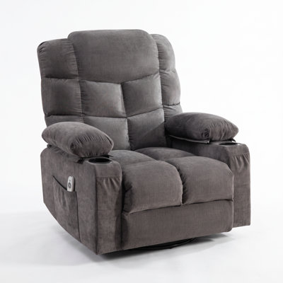Fauteuil pivotant de massage inclinable surdimensionné
