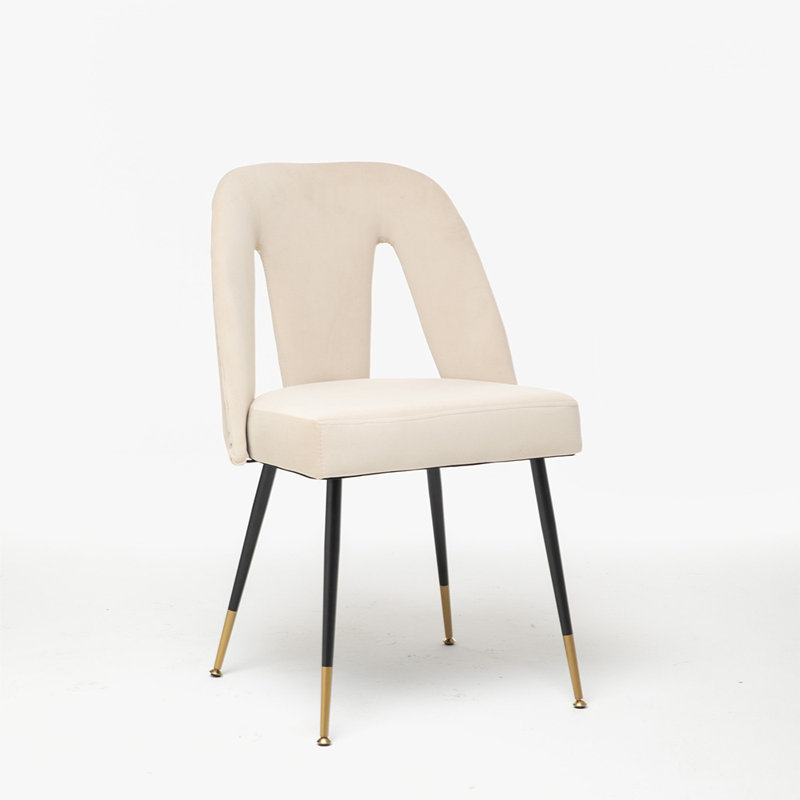 Hecht Fabric Upholstered Dining Chairs, Beige