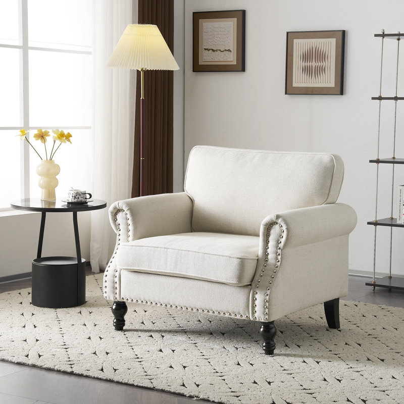 Winado  Classical Single Sofa In Beige