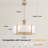 5 - Lights Dimmable Drum Chandelier-473918398