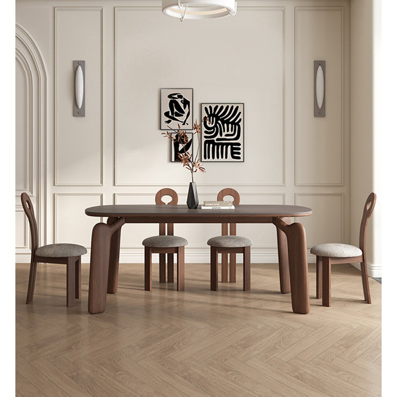 Table de salle à manger Wabi-Sabi, H 29,53 po x L 62,99 po x l 31,5 po