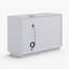 Commode blanche à 6 tiroirs 47,24 pouces avec station de charge Krila