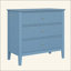 Table de chevet cannelée à 3 tiroirs, grande table de bout moderne pour chambre à coucher-129230092