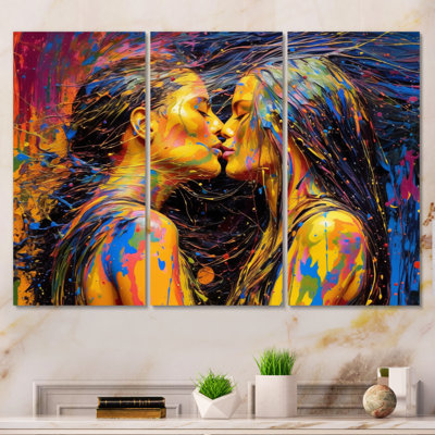 «Femme douce», ensemble de reproductions d'art mural en métal