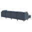 Canapé modulaire rembourré avec pieds en métal-229250193
