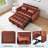 3 in 1 Convertible Sleeper Sofa Bed, Holland Velvet Futon Couches, Chaise Lounge for Living Room with Side Pocket-2102894137