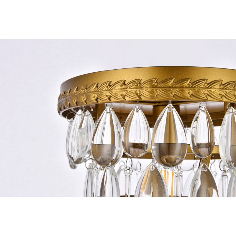Plafonnier encastré 9 lumières Beno, Laiton