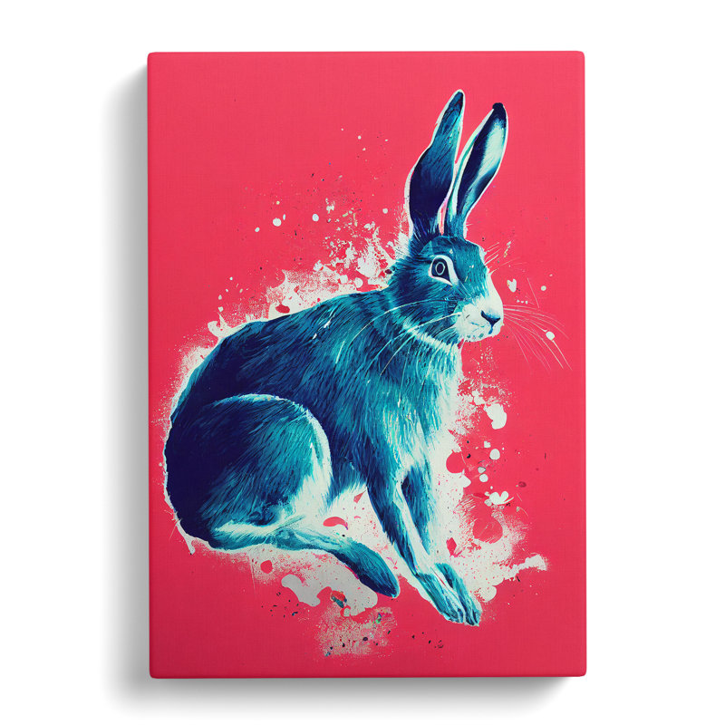 Attractive Hare - Wrapped Canvas, 50cm H x 35cm W x 3cm D