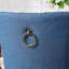 Chaises de salle à manger en lin bleu avec tissu épais, base en bois massif, éponge rembourrée en lin, couleur-1058614339